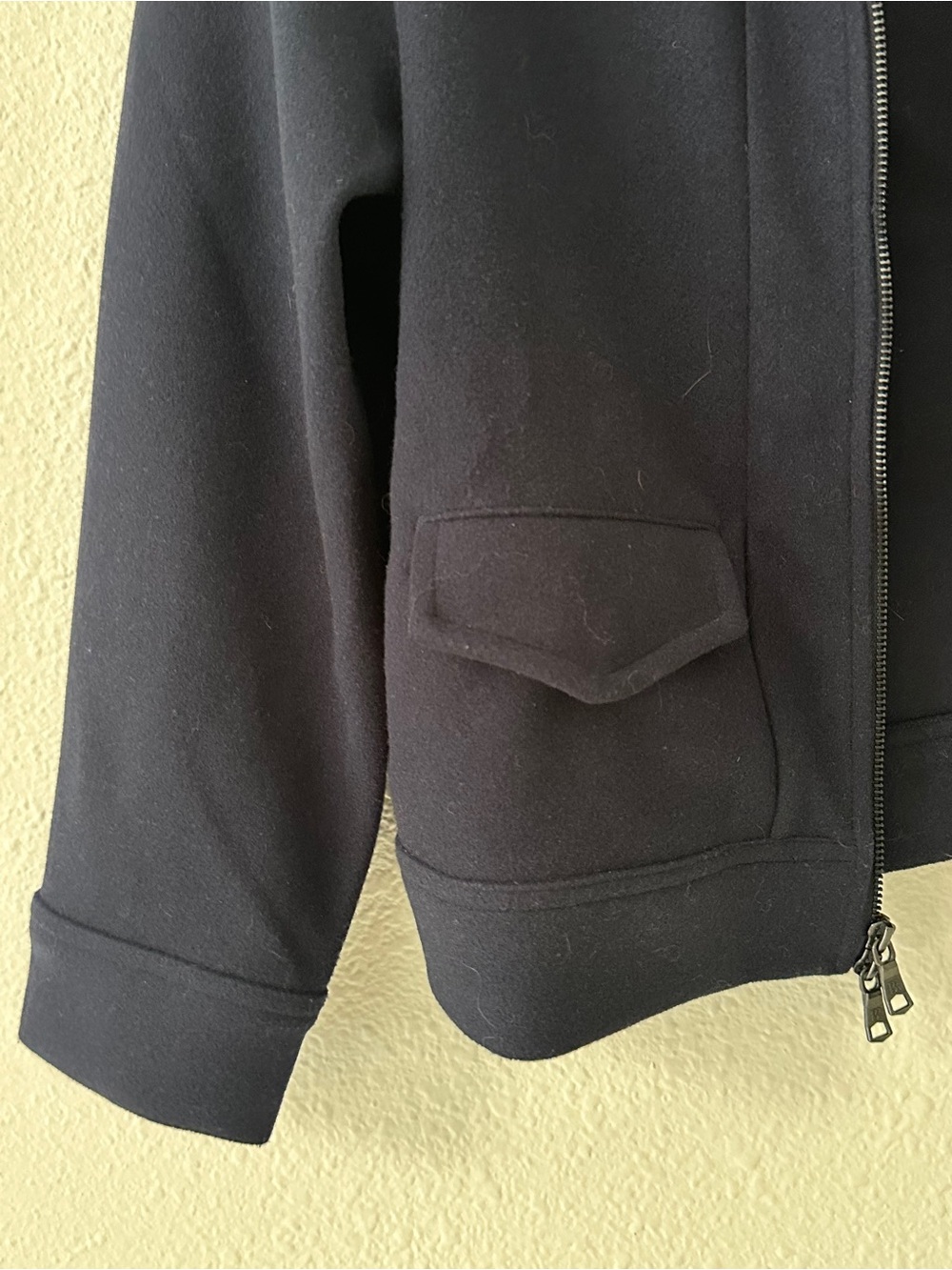 Banana Republic Dark Navy Zip-Front  Bomber Jacket - Picture 4 of 8